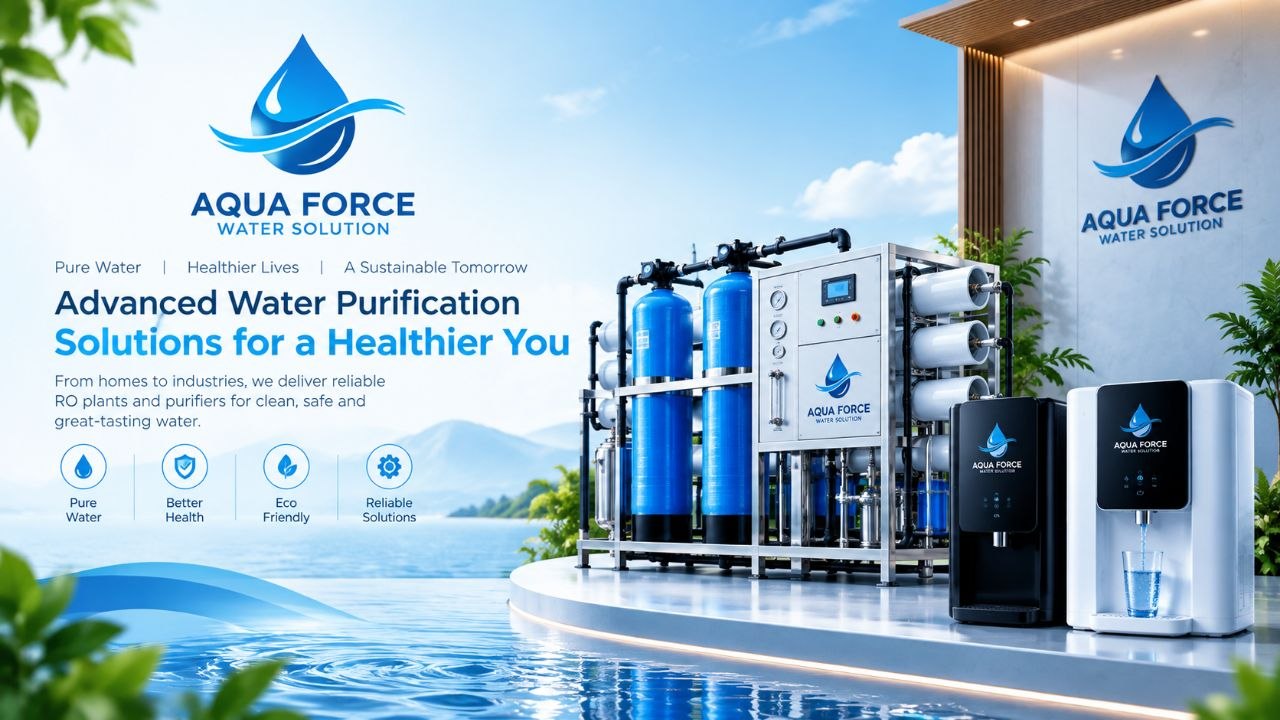 Aqua Force Water Solutions RO purifier and industrial RO plant